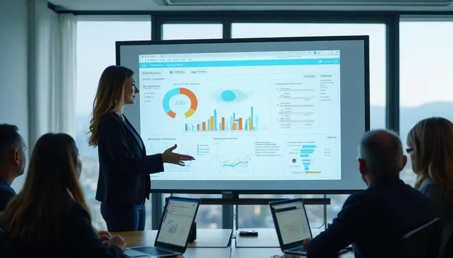 Product demo presentation to a team